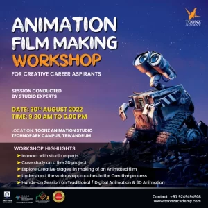 Animation Film Making Workshop for Creative Aspirants