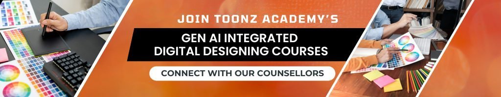 Join toonz Academy's Gen AI Integrated Digital Designing courses