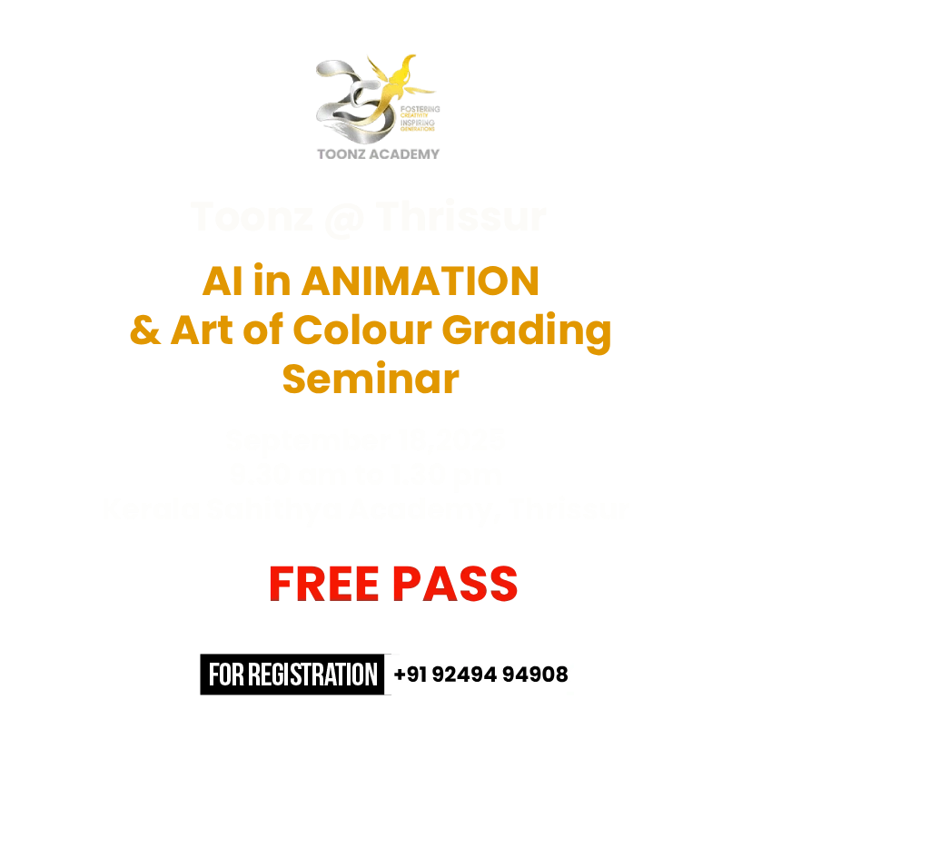 AI in Animation and art of colour grading workshop